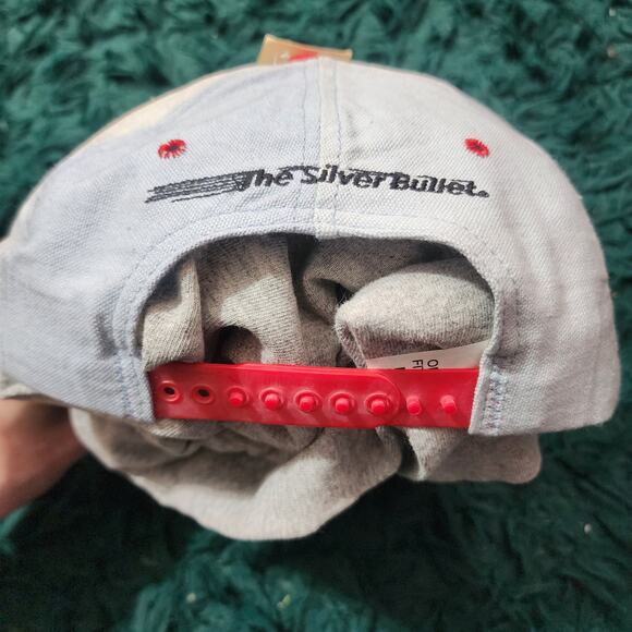 Vintage 1995 Coors Light Racing “The Silver Bullet” Snapback Hat Red White USA - Picture 4 of 8